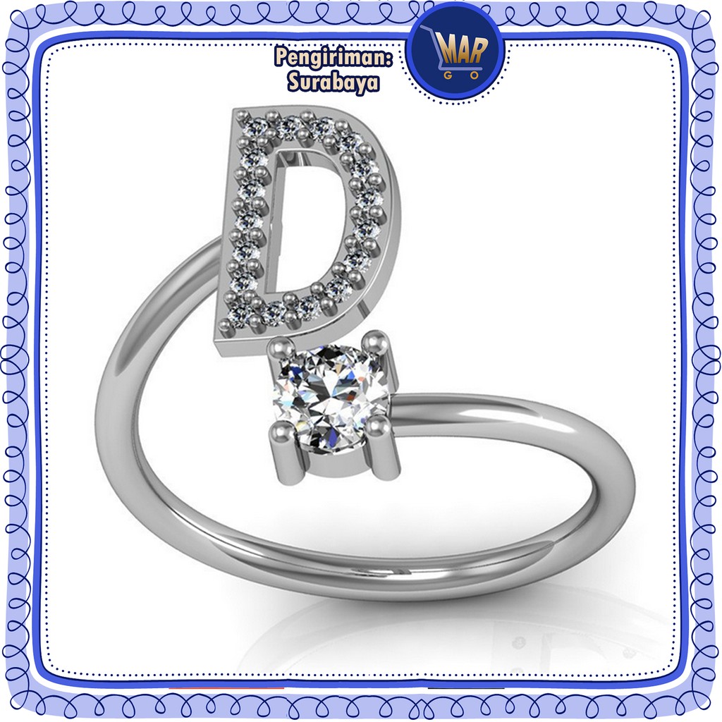 Cincin Huruf / Cincin Alphabet Cincin inisial Nama