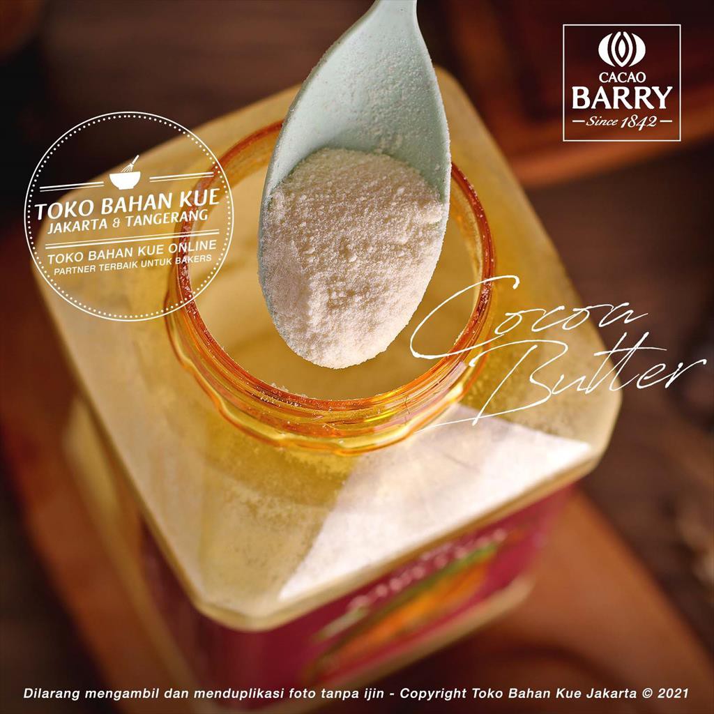 CacaoBarry MYCRYO Cocoa Butter 100gr Coklat Mentega Cacao Barry