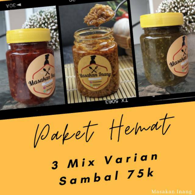 

PAKET HEMAT 3MIX SAMBAL