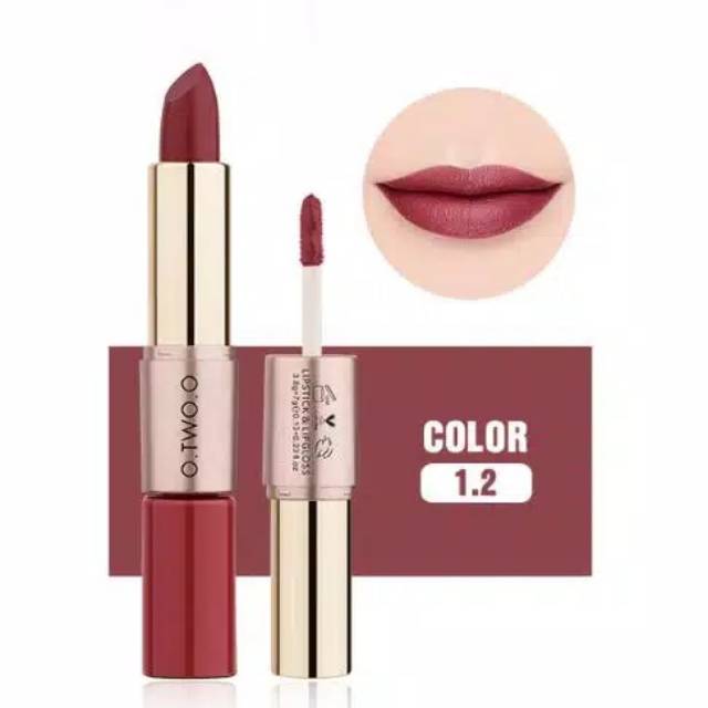 Medan Termurah Lipstick Lipgloss Velvet Mate Otwoo long lasting