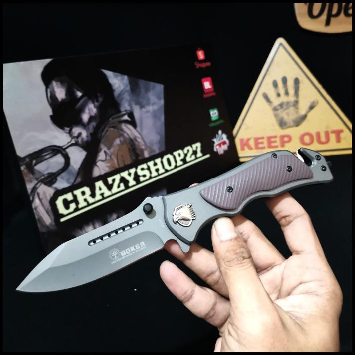 Pisau Lipat Boker Special Edition C117 / Pisau Lipat Aksesoris Olahraga Exclusive