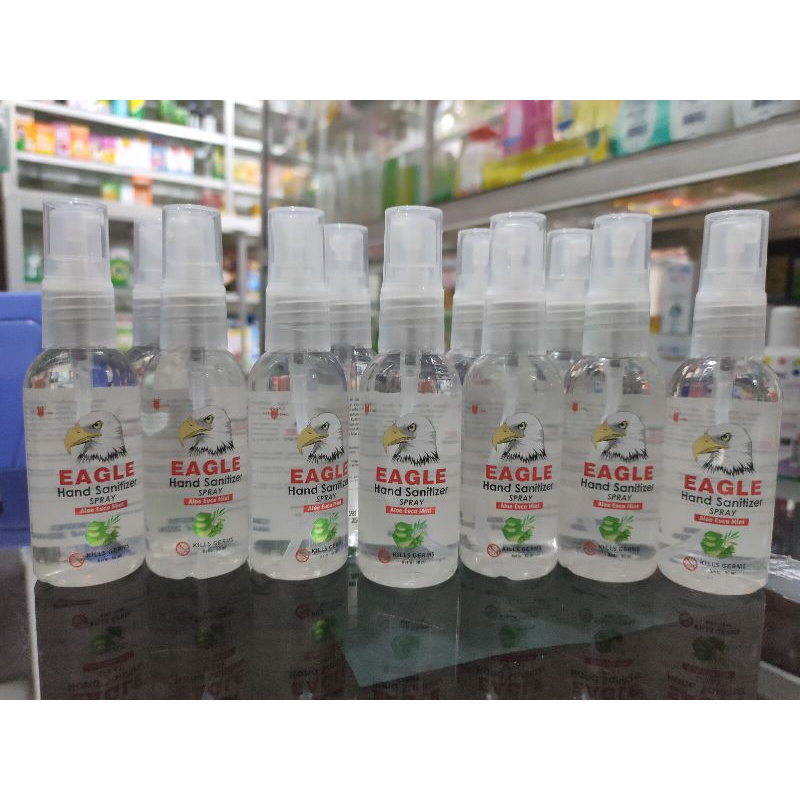 EAGLE HAND SANITIZER SPRAY 50 ML Aloe Euca Mint Cap Lang