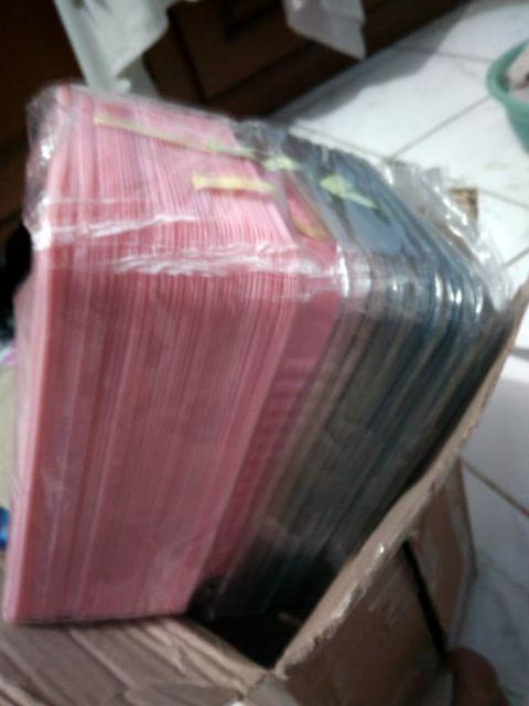 Box Bento Nasi Kotak Makan Bekal Katering Mika Kuning Tanpa Sekat Jne