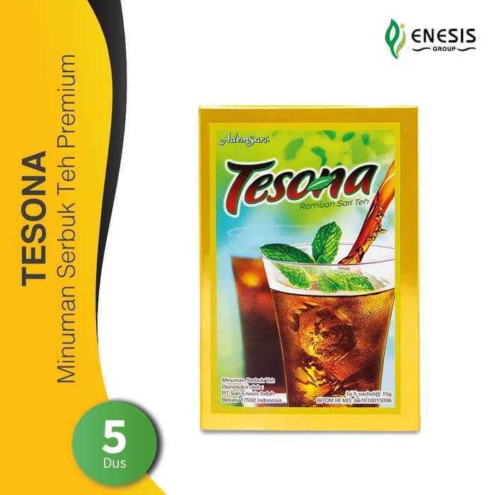 

Tesona Iced Tea Dus 5's - Value Pack isi 5 - tth735