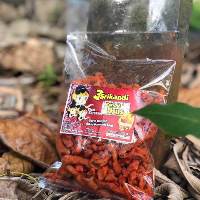 

Keripik Usus Ayam Rasa Pedes 3 Srikandi