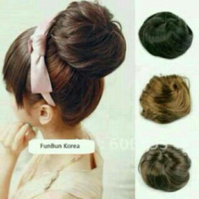 Fun Bun Funbun Cepol Korea Wig Hairclip Hair Clip