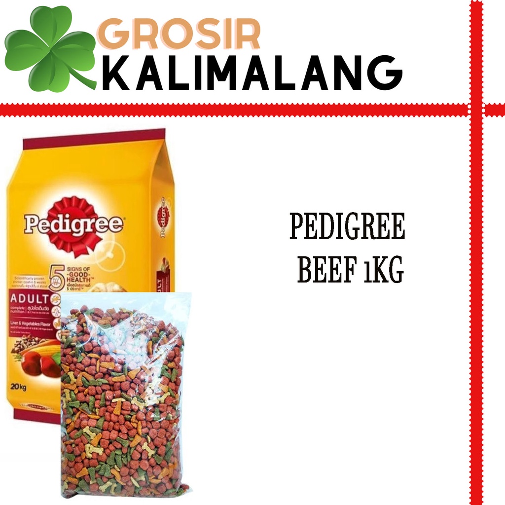 Pedigree Beef 1kg (Grab/Gosend)