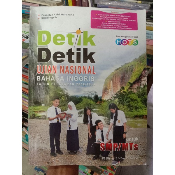 Detik-Detik UN Bahasa Inggris 2018/2019 SMP/MTs.