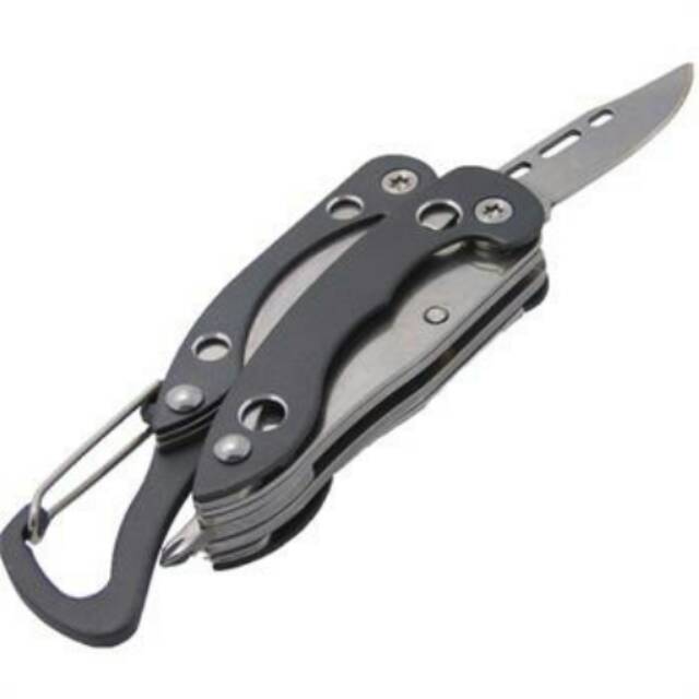 Pisau Lipat Stainless Multifungsi + Tang / KNIFEZER Tang Pisau Swiss Army Pocket Knife EDC