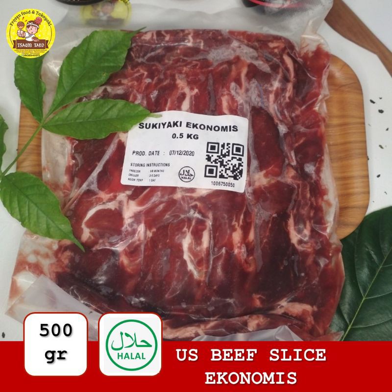 Jual Promo Daging Sliced Beef Sukiyaki Yakiniku Paket Hemat Qty