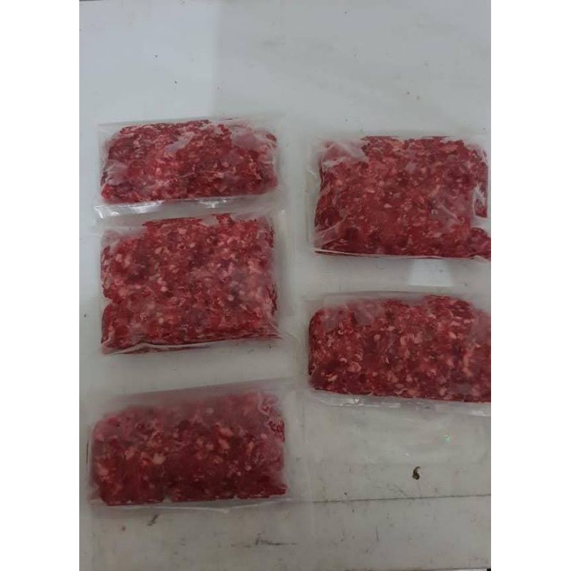 

DAGING GILING / CINCANG PREMIUM / KEMASAN 500 gram