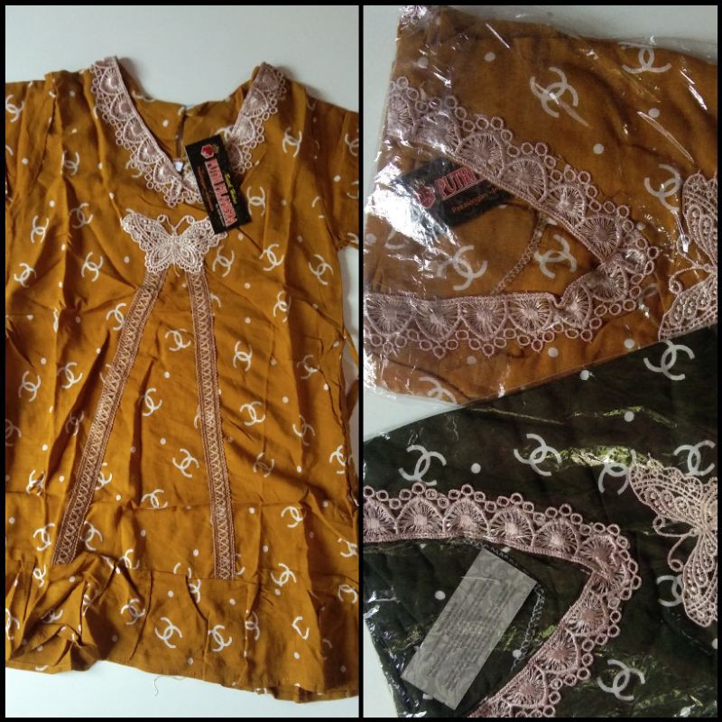 daster anak batik renda baju anak sehari hari baju anak 2-3tahun