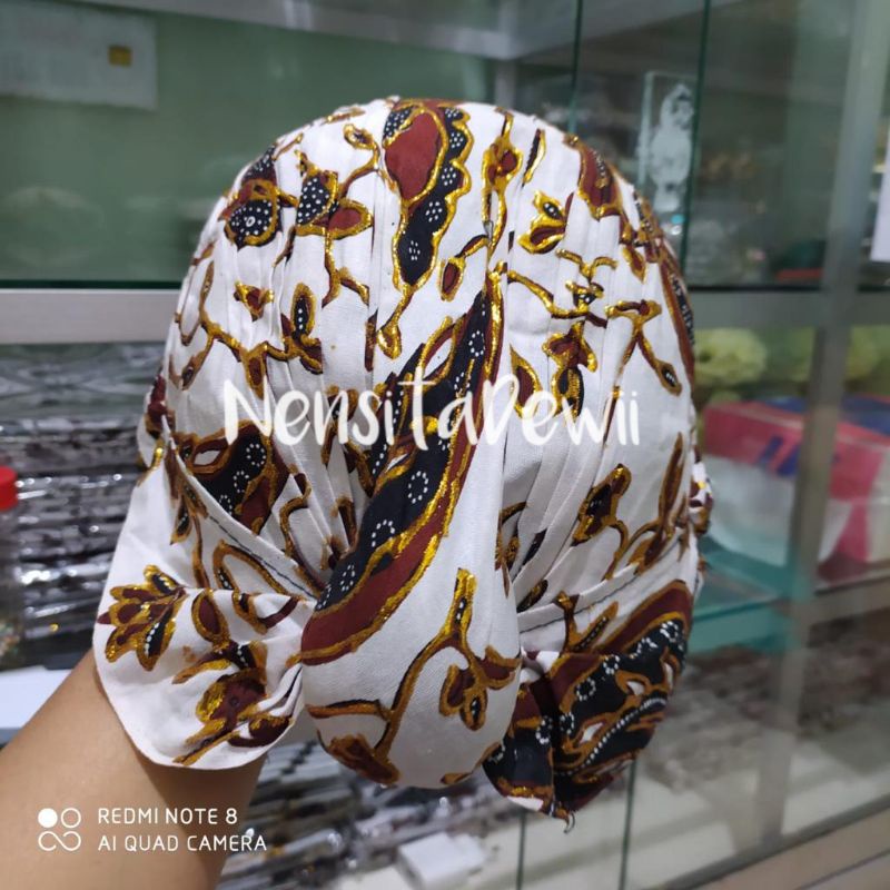 Blangkon Pengantin Jogja / Motif Sidoasih Besar