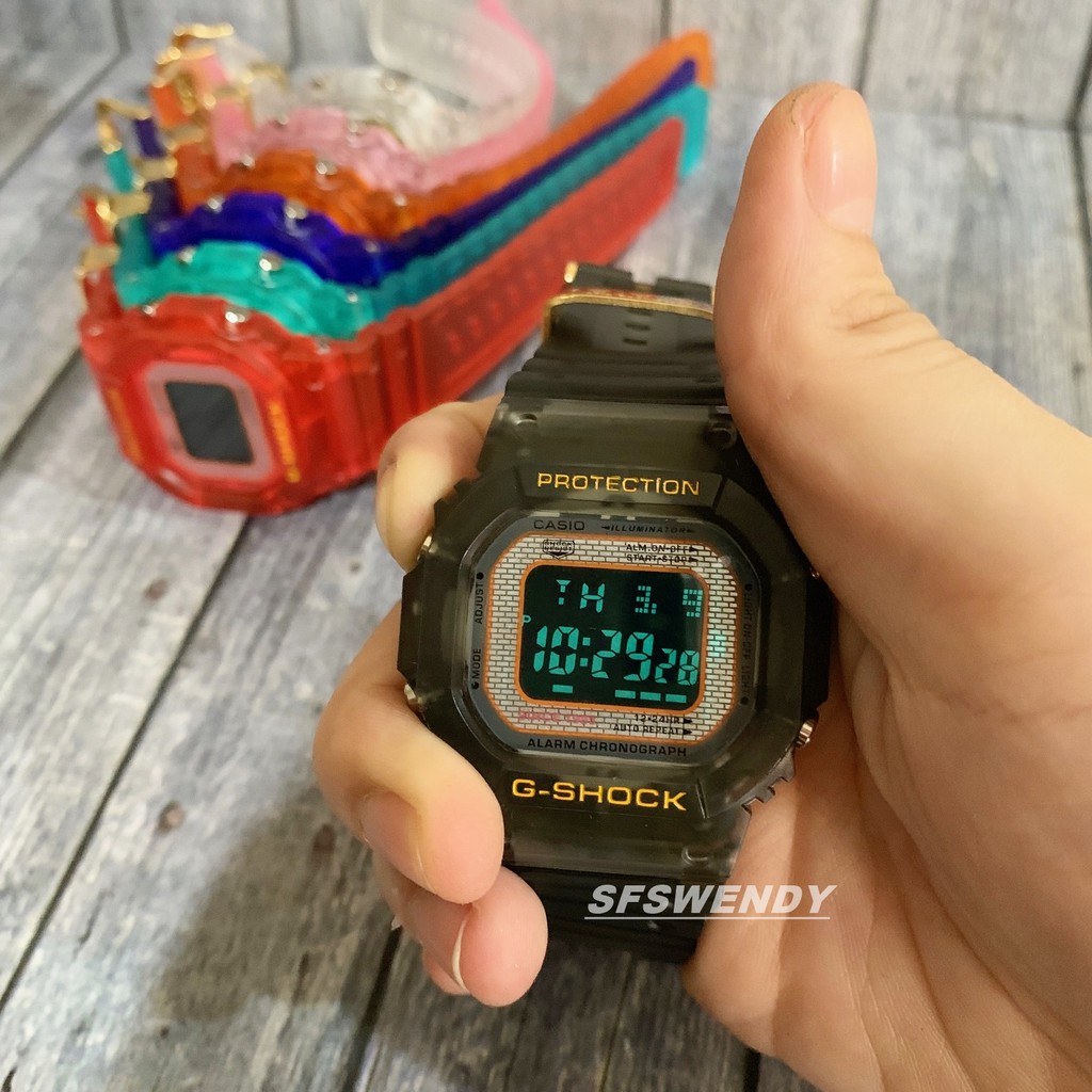 BARANG TERLARIS !!! dw5600 GLS5600 full Black Hitam , Jam tangan digital pria