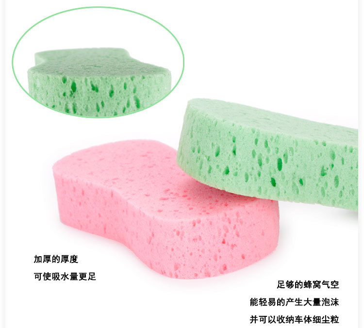 Expanding Absorbent Vacuum Compressed Sponge Wash Alat Pembersih Cuci Mobil Magic Cleaning Tool Aksesoris