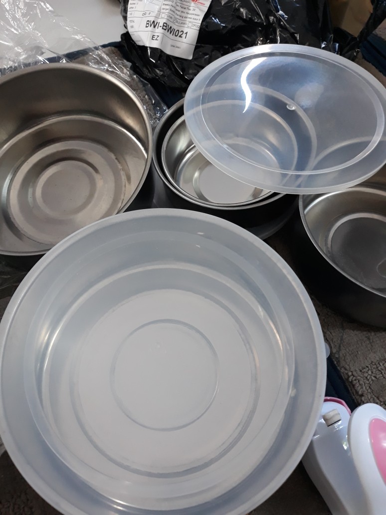 Rantang Stainless Susun 5 Dengan Tutup ( Isi 5 Panci)