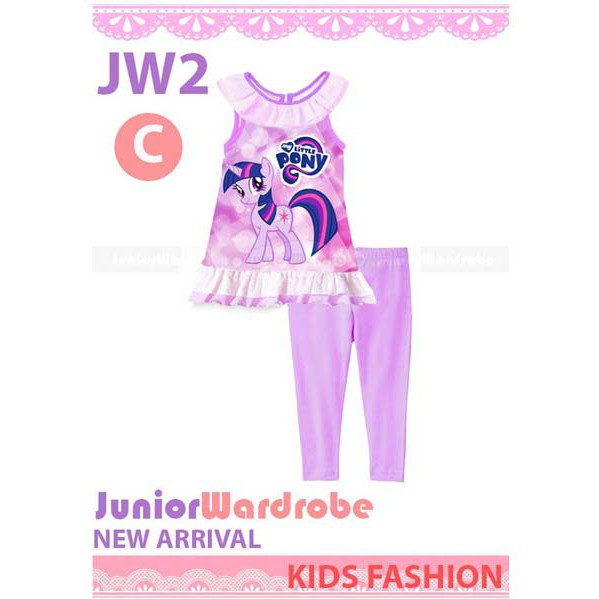 Fashion Girl JW 2 C setelan anak perempuan little ponny