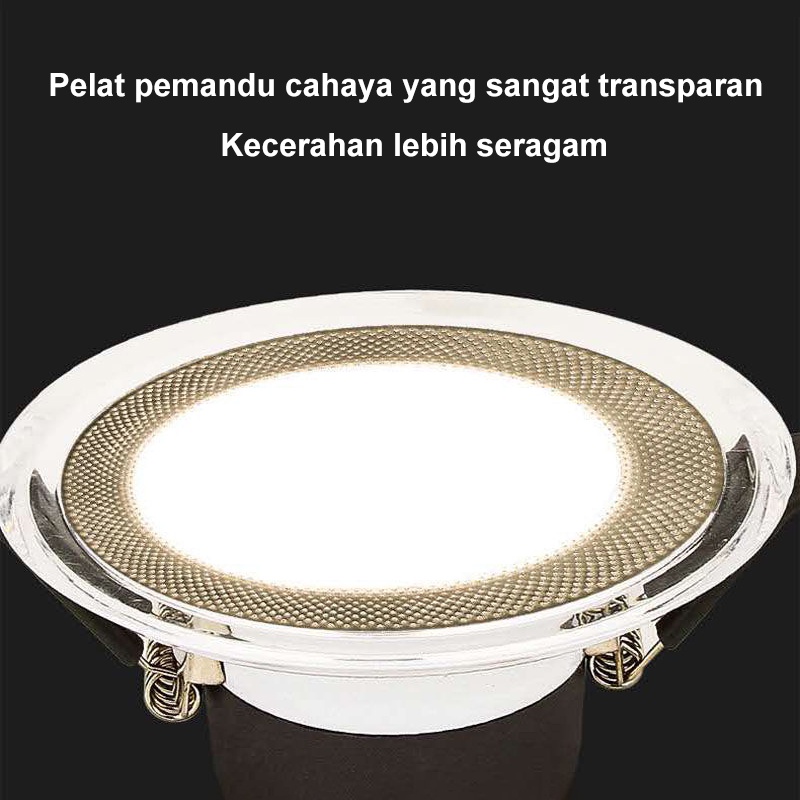 Golden LED Downlight 3 Warna 6W Hemat Energi
