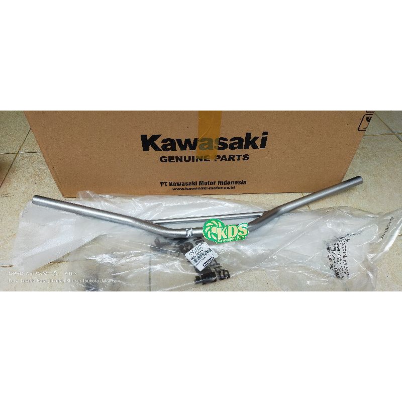 setang setir silver motor Kawasaki KLX 230-46003-0723-458