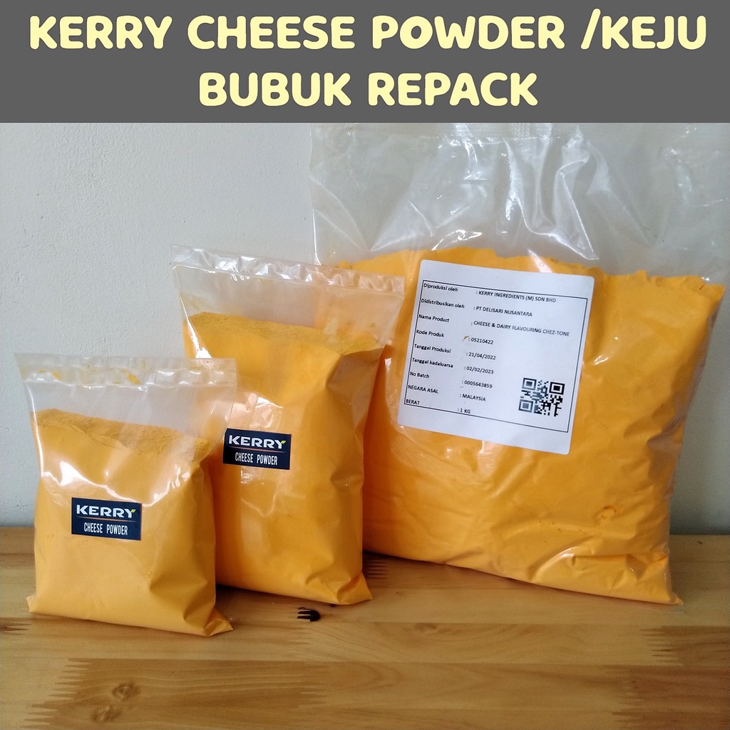 

Kerry Chez-Tone Cheese Powder / Bubuk Keju Repack 250gr 500gr