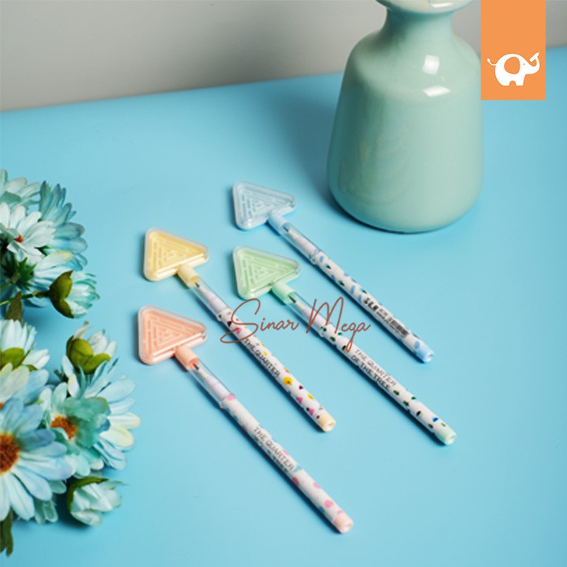 

Fancy Pensil Lantu Segitiga Labirin ZC-112 / Pencil Lucu Unik