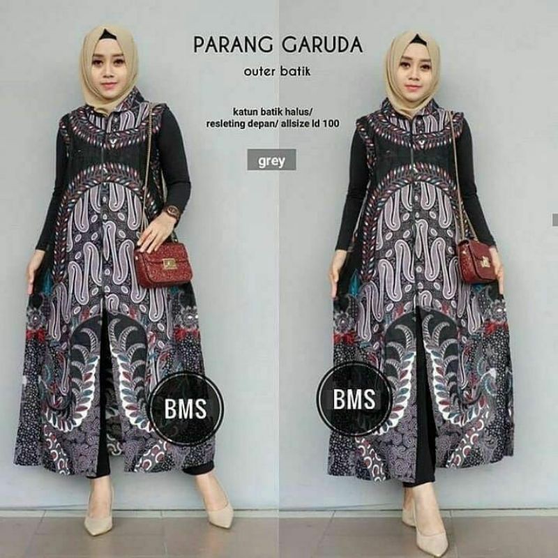 OUTER BATIK CARDIGAN MOTIF GARUDA PARANG