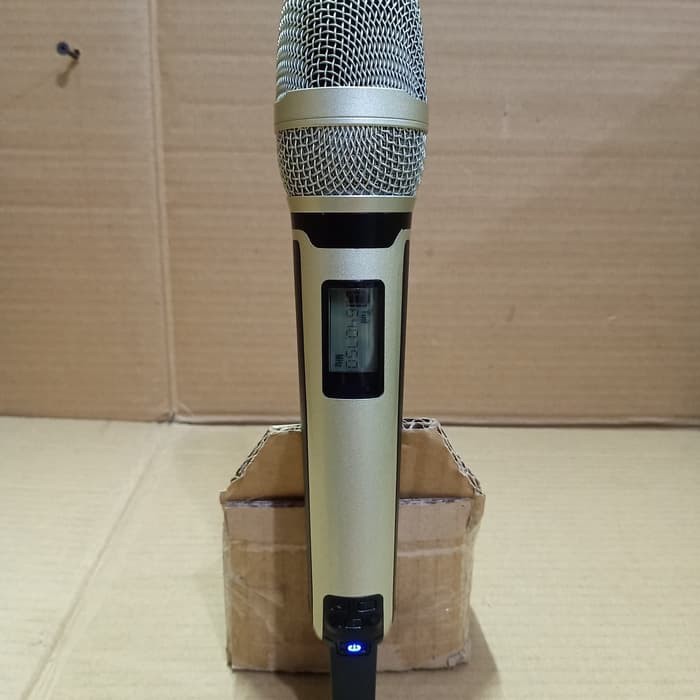 mic wireless shennhesier skm9800 handheld microphone wireles sennheiser skm 9800 senheiser pegang