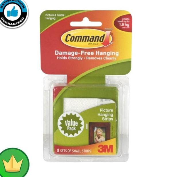 

Strip Command Small Picture Hanging - 8 Pcs
