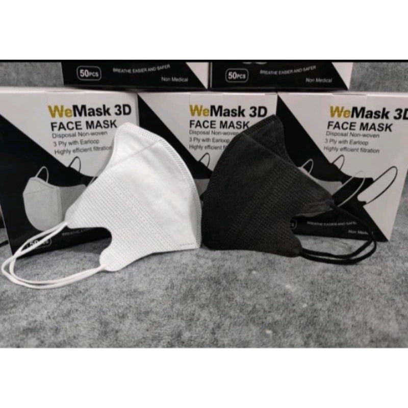 MASKER DUCKBILL WE MASK/WE MAZE ISI 50PCS