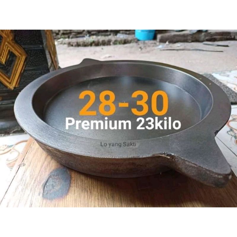 Loyang Martabak Bangka Premium 28-30 bonus tutup