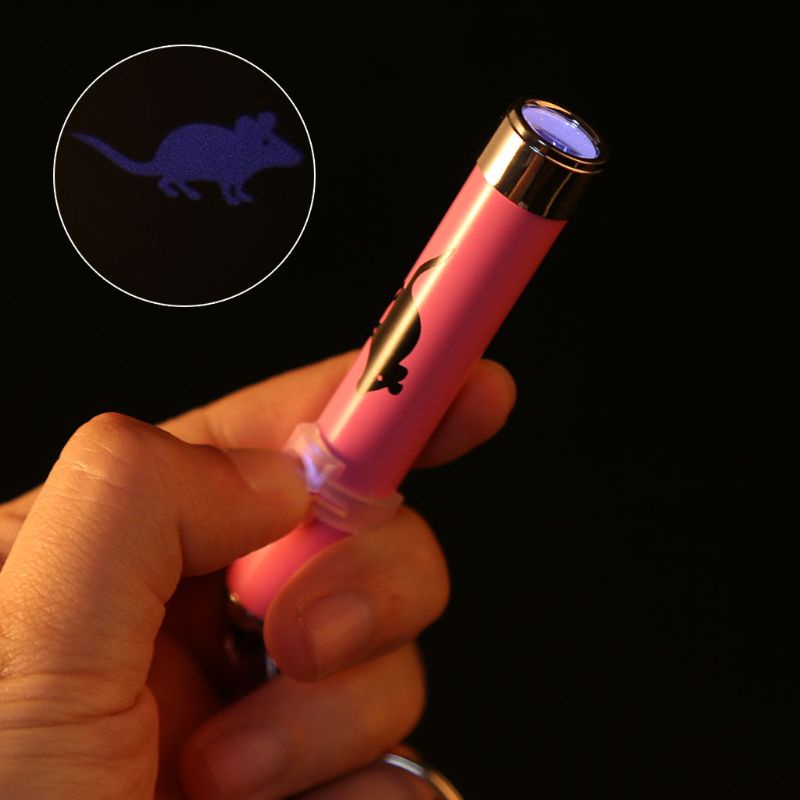 Zzz Mainan Hewan Peliharaan Lucu Untuk Anjing LED Pointer Light Pen Dengan Tikus Terang Animati