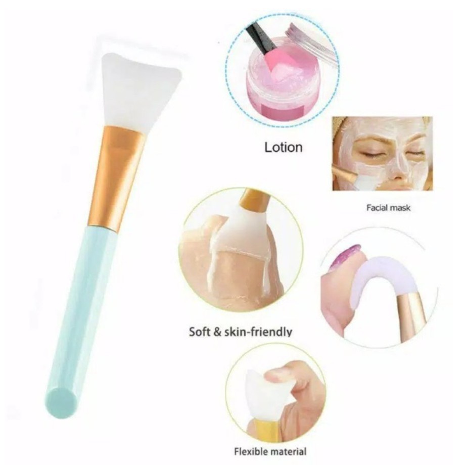 PA KUAS MASKER SILIKON / SILICONE / BENING KUAS TRANSPARAN MAKEUP BRUSHES KUAS MASKER MURAH - AK018