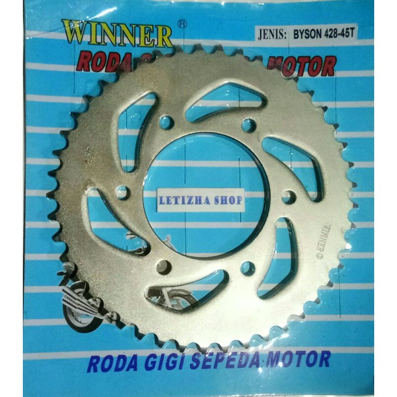 GIR GEAR BELAKANG SCORPIO BYSON VIXION GEAR BELAKANG YAMAHA SCORPIO BYSON VIXION 42,43,44,45