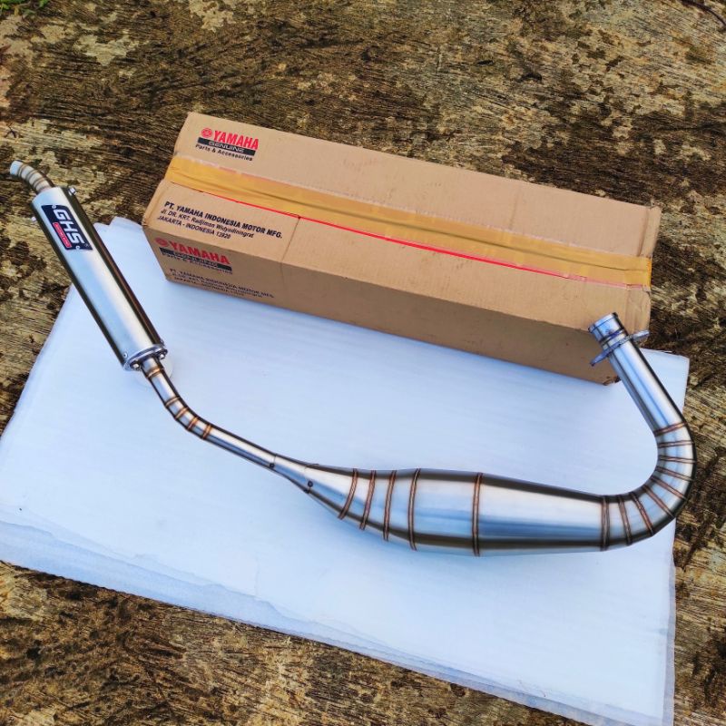 Knalpot GHS RX King Kolong PDK Repsol Stainless Power Super Ngisi-2