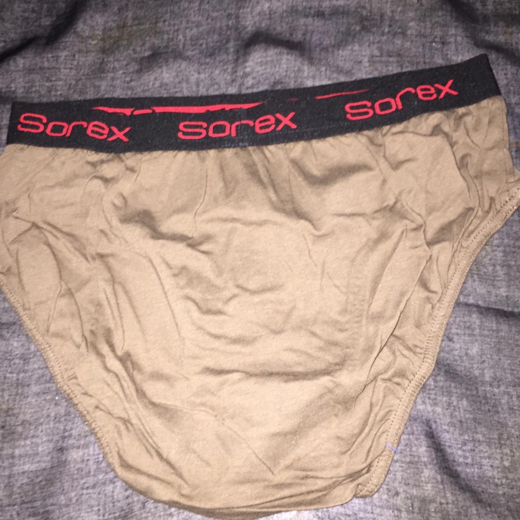 3 PCS CD  SOREX PRIA CELANA KARET BOXER ORIGINAL M-XL