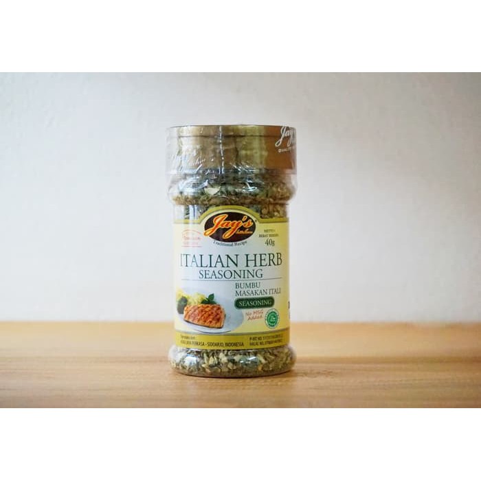 

TERLARIS JAY'S ITALIAN HERB SEASONING 40GR (BUMBU MASAKAN ITALIA) !!