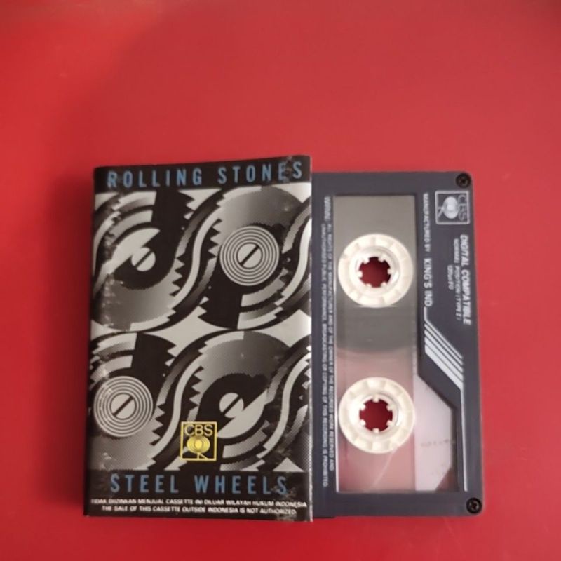 Kaset Pita Rolling Stones Steel Wheels - Kaset Rolling Stones