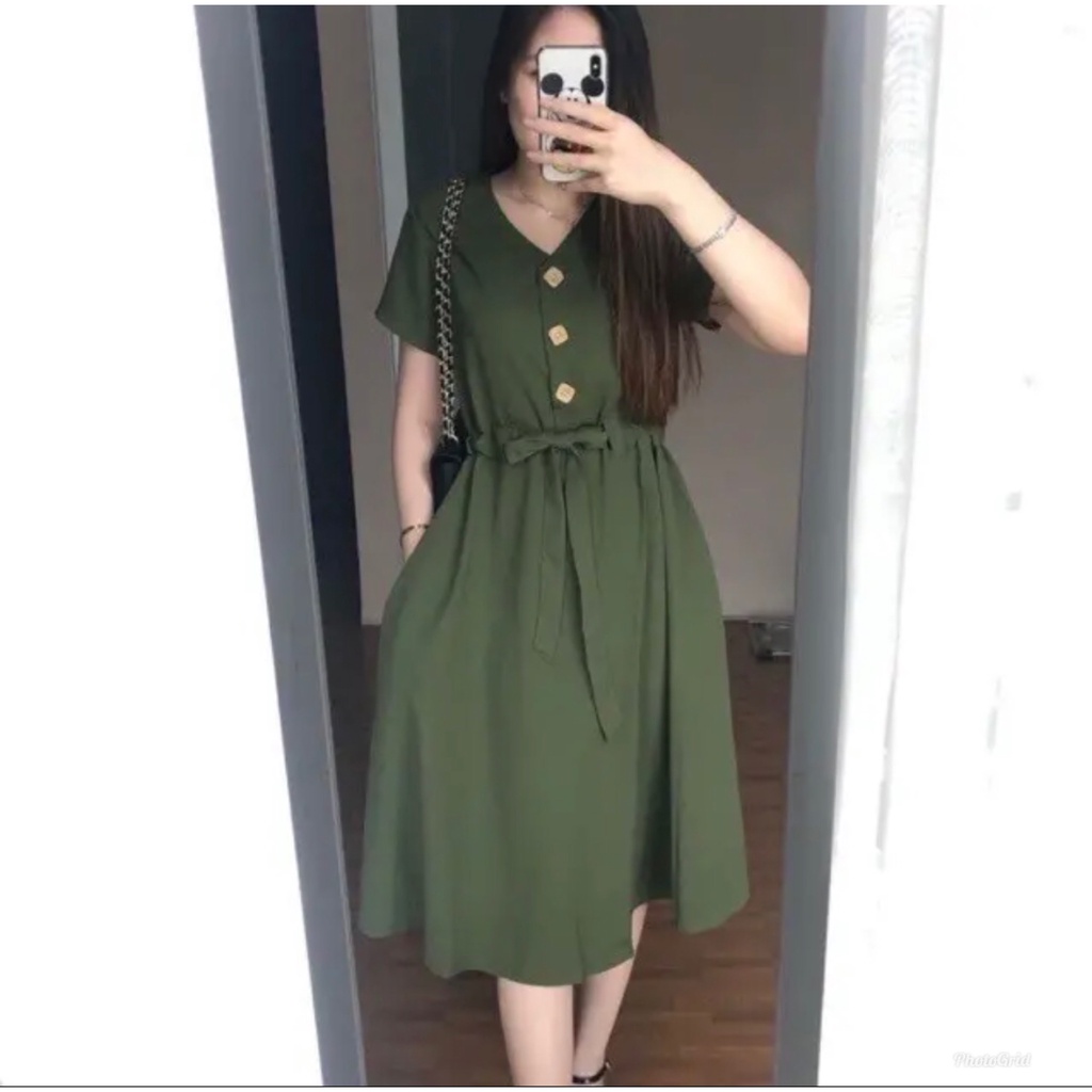 TUNIK DANIYA - Tunik Pinggang Tali - Tunik Polos