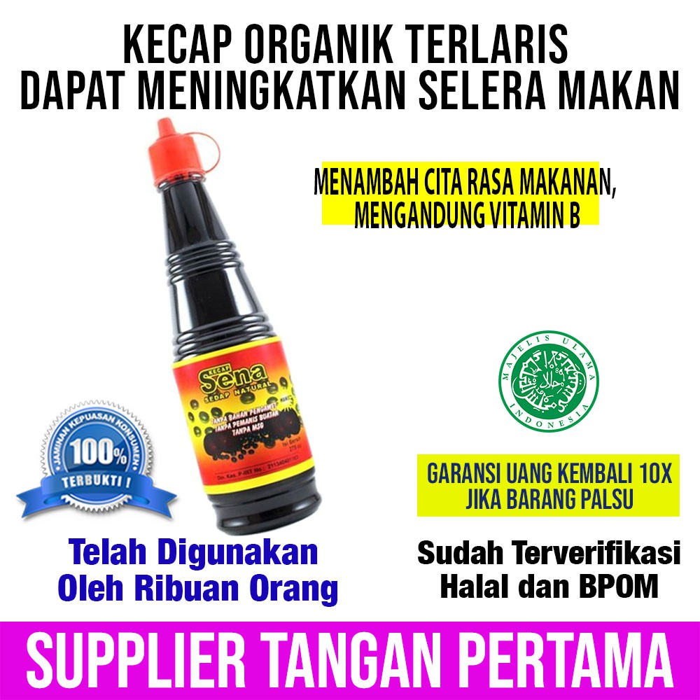 

KECAP SEDAP ORIGINAL 100% NASA | SENA A#2