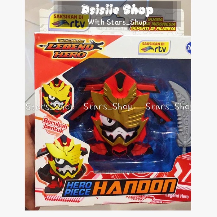Mainan Robot Hero Piece Legend Hero Handon-Ganwu-Tejha Original - Hijau
