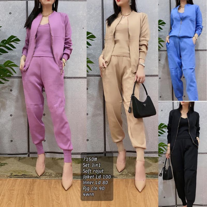 ONE SET RAJUT IMPORT 3 IN 1