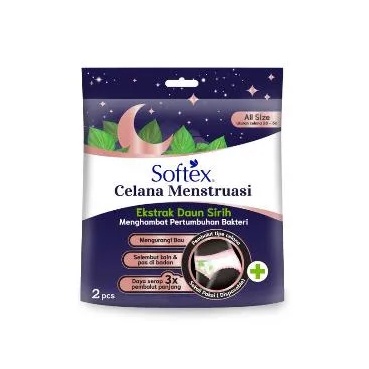 Softex Celana Menstruasi All Size /Ektra Size 2pcs