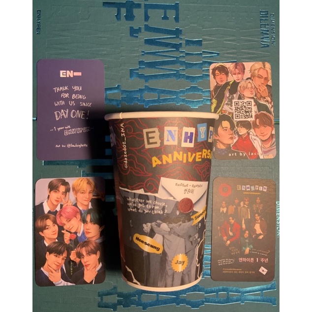 paper cup anniversary ENHYPEN