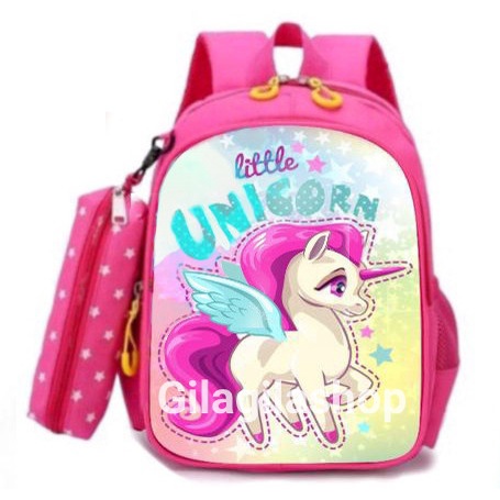 GGS Tas Sekolah Anak Perempuan ANTI AIR TK Sama SD Ransel Import Lucu Tebel Karakter 3 tahun 4 tahun 5 tahun Anti Basah Anti Hujan  PAW Patrol unikon Little Pony murah gado gado