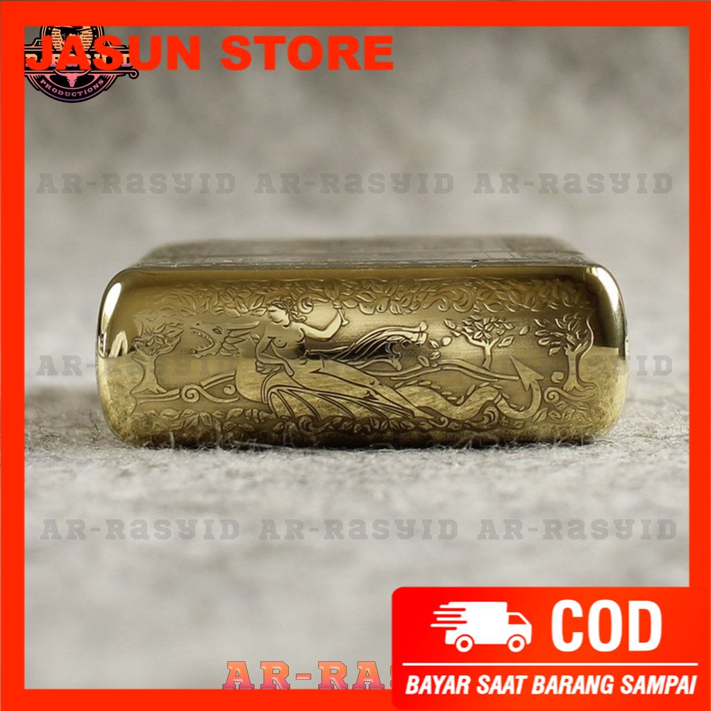 Korek Api Minyak Zippo Gold Ukir Motif Game Of Thrones 168 3962-13