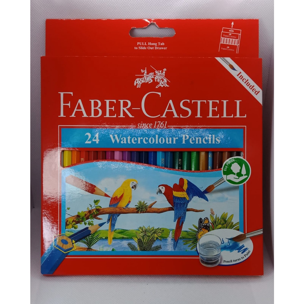 

Faber Castell Pensil Warna Watercolour Pencil 24 | Faber-Castell