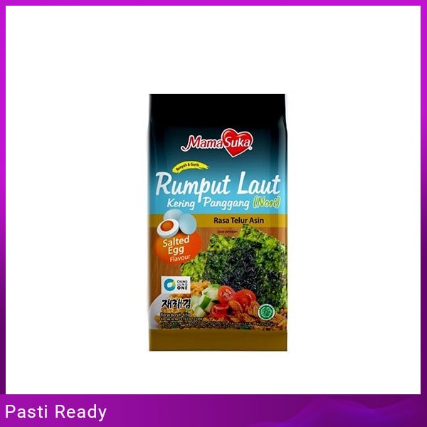 

MAMASUKA RUMPUT LAUT SALTED EGG 4.5g X 2 Grosir Bisa COD