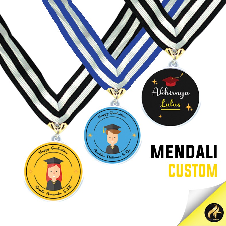 Mendali Souvenir Wisuda Custom