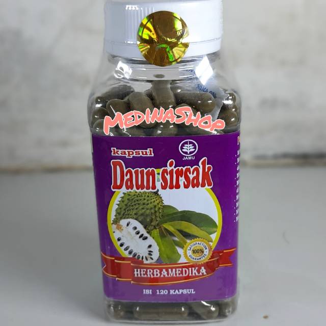 Jual Kapsul Daun Sirsak Herbamedika Kapsul Shopee Indonesia