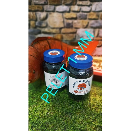 ULTIMATE BLUE SPIRULINA PELET 1 MM NETTO 130gr ikan hias koi koki Louhan cichlid Channa Oscar